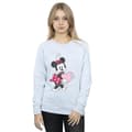 Miniatyrbild 3 av 4: Disney Dam/kvinnor Minnie Mouse Love Heart Sweatshirt