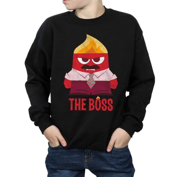 Disney Pojkar Inside Out Anger The Boss Sweatshirt