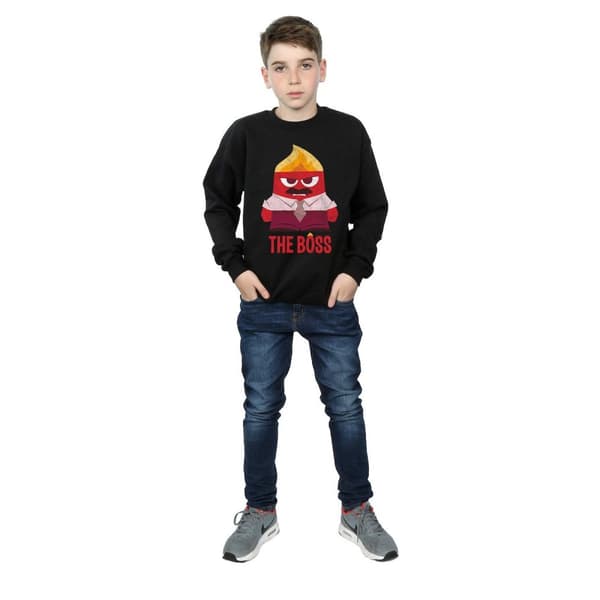 Disney Pojkar Inside Out Anger The Boss Sweatshirt