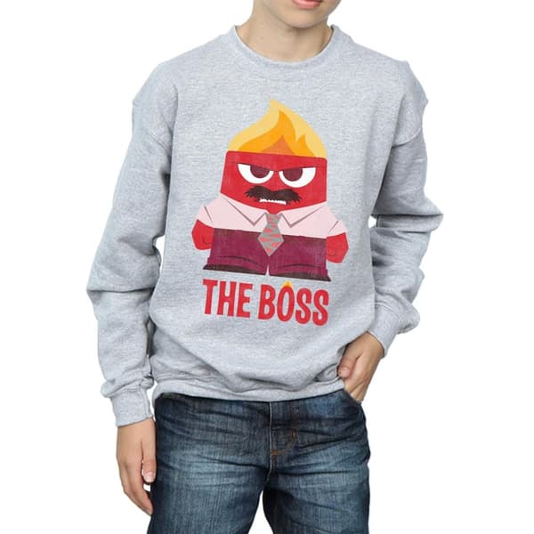Disney Pojkar Inside Out Anger The Boss Sweatshirt