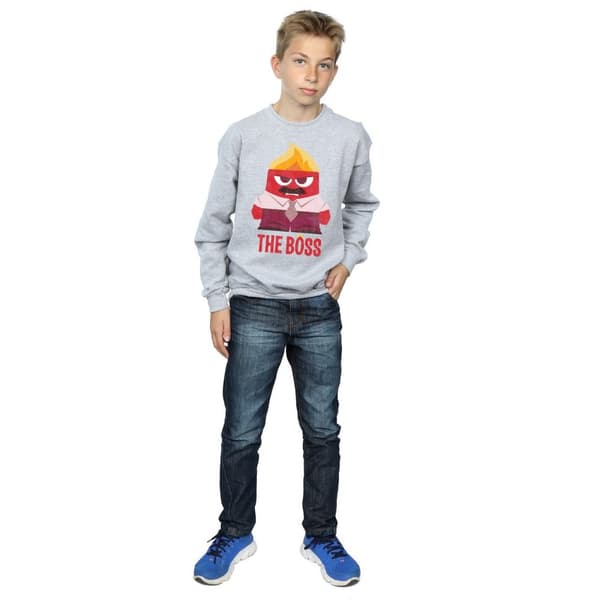 Disney Pojkar Inside Out Anger The Boss Sweatshirt