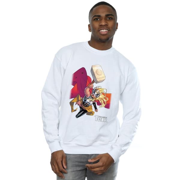 Marvel Mens The Mighty Thor Mjolnir Sweatshirt