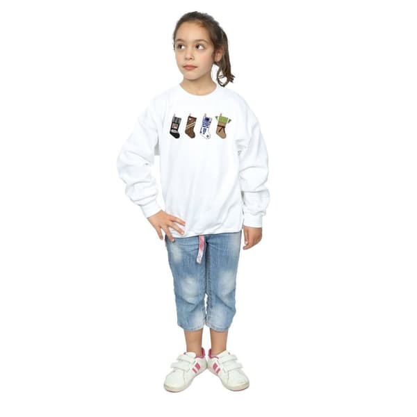 Star Wars Girls Christmas Stockings Sweatshirt