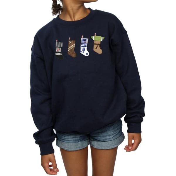 Star Wars Girls Christmas Stockings Sweatshirt