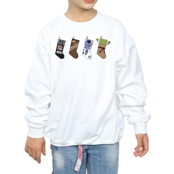 Star Wars Sweatshirt med julstrumpor för flickor