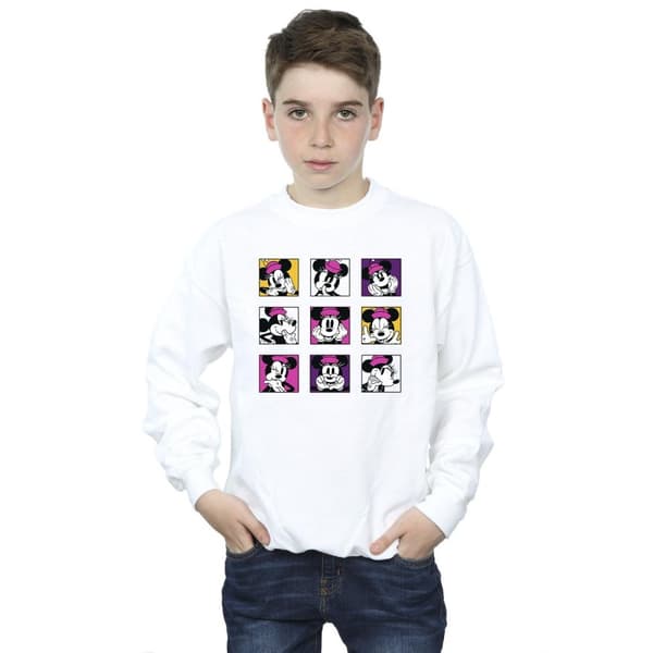 Disney Minnie Mouse Squares Sweatshirt - pojkar