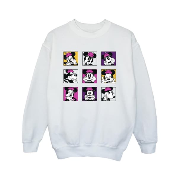 Disney Minnie Mouse Squares Sweatshirt - pojkar