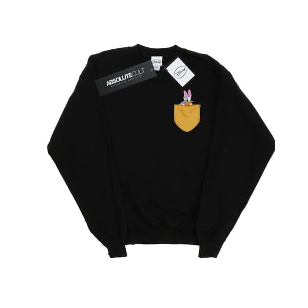 Disney Pojkar Daisy Duck Sweatshirt med fuskficka