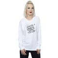 Miniatyrbilde 2 av 5: Disney Womens/Ladies Mickey And Minnie Kiss Sketch Sweatshirt