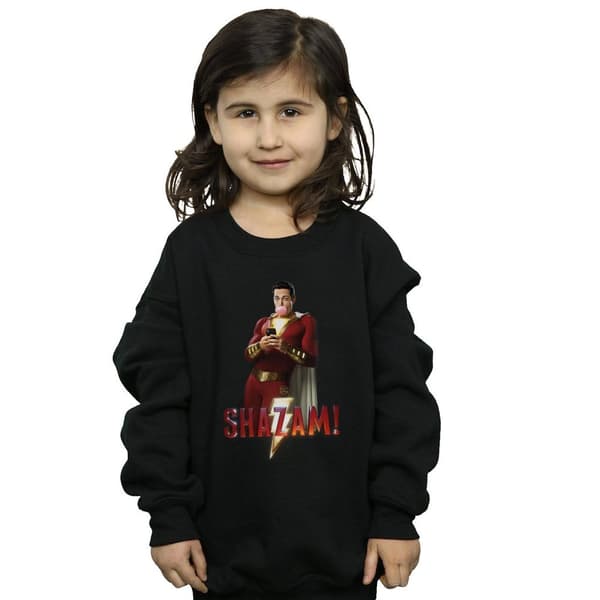 DC Comics Girls Shazam Bubble Gum Sweatshirt