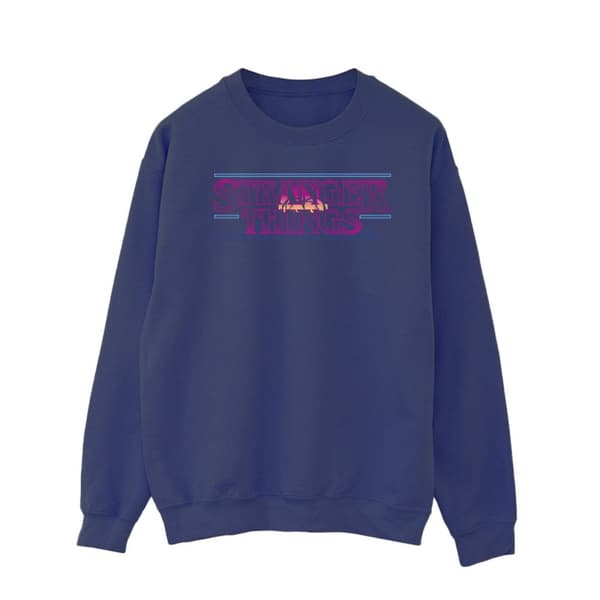 Netflix Mens Stranger Things Retro Title Sweatshirt