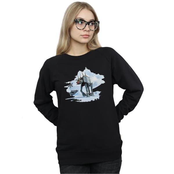 Star Wars Sweatshirt med renar från AT-AT:s julfirande