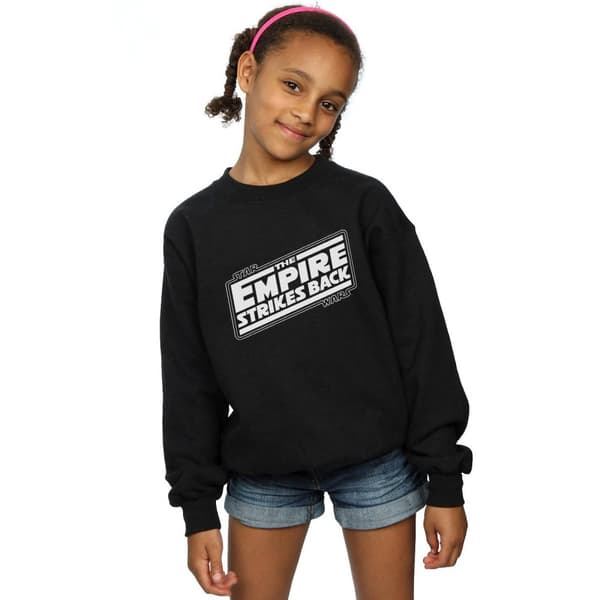 Star Wars Girls The Empire Strikes Back Logo Sweatshirt