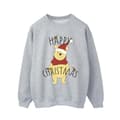 Miniatyrbilde 1 av 2: Disney Mens Winnie The Pooh Happy Christmas Holly Sweatshirt