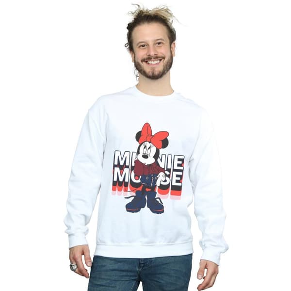 Disney Mens Minnie Mouse In Hoodie Sweatshirt