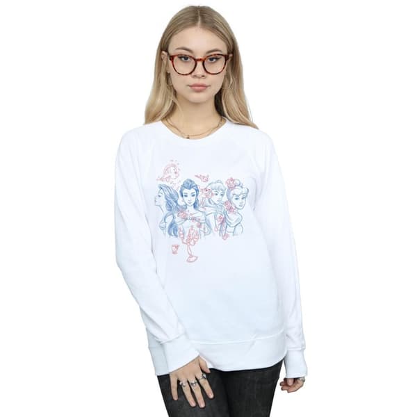 Disney Dam/kvinnor Princess Sketch Sweatshirt
