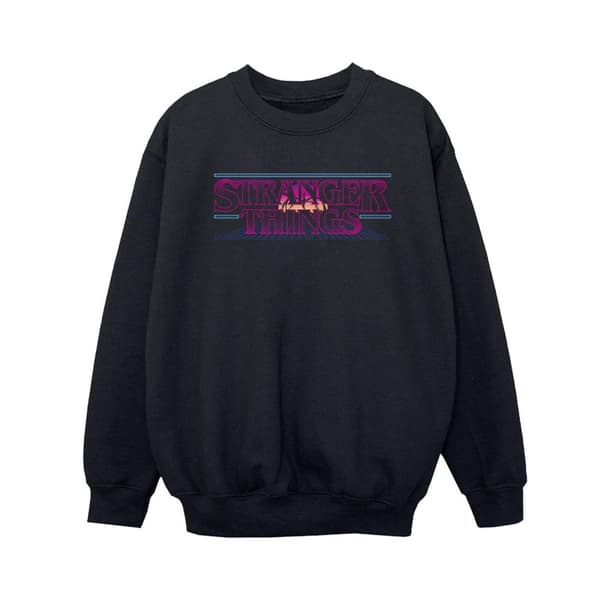 Netflix Boys Stranger Things Retro Title Sweatshirt