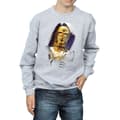 Miniatyrbild 3 av 5: Star Wars Pojkar Den siste jedin C-3PO Sweatshirt med borstad yta