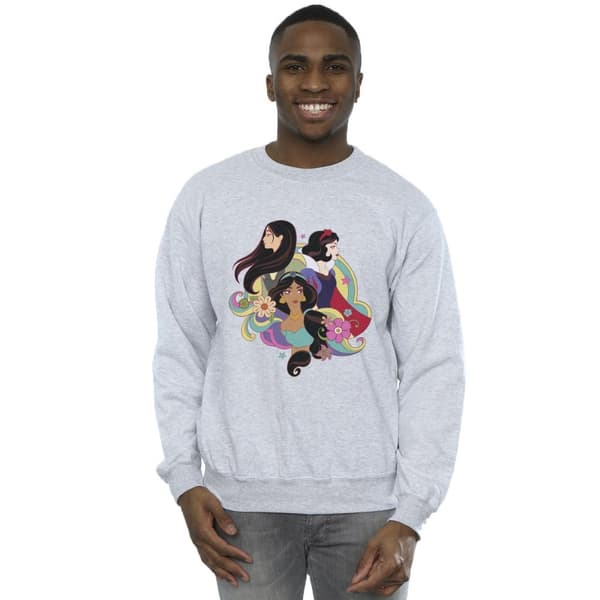 Disney Mens Princess Mulan Jasmine Snow White Sweatshirt