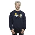 Miniatyrbillede 2 af 3: Star Wars Mens The Mandalorian Cutout Ship Sweatshirt