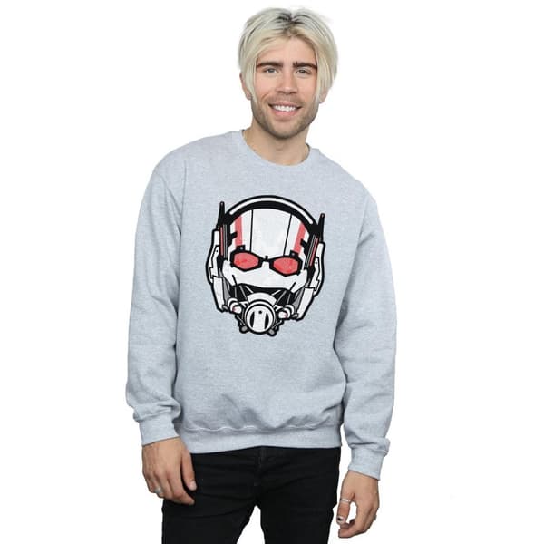 Marvel Mens Ant-Man Helmet Distressed Sweatshirt