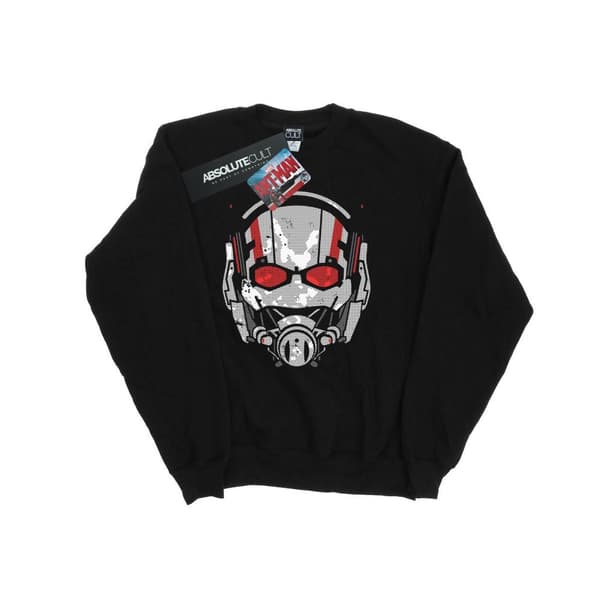 Marvel Mens Ant-Man Helmet Distressed Sweatshirt