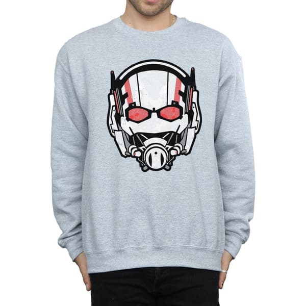 Marvel Mens Ant-Man Hjälm Distressed Sweatshirt