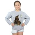 Pikkukuva 2 / 5: Star Wars Girls The Last Jedi Japanese Chewbacca Porgs Sweatshirt