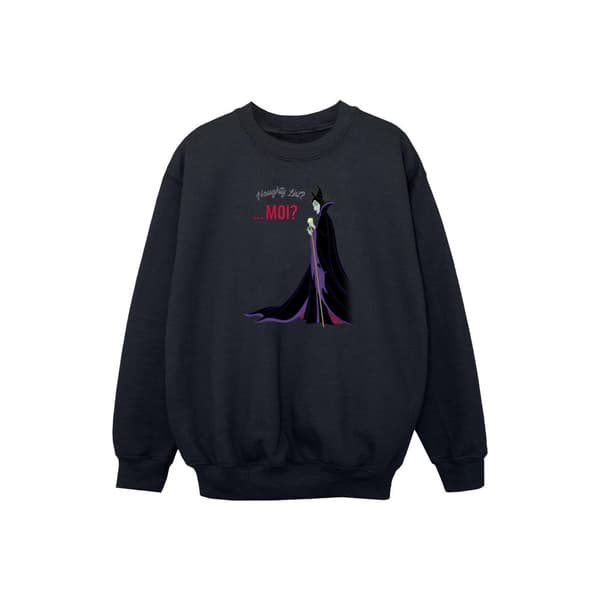 Disney Girls Maleficent Christmas Naughty List Sweatshirt