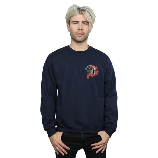 Game Of Thrones: House Of The Dragon Mens Red Dragon Pocket Sweatshirt