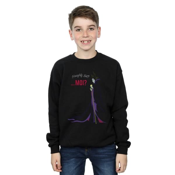 Disney Pojkar Maleficent Christmas Naughty List Sweatshirt