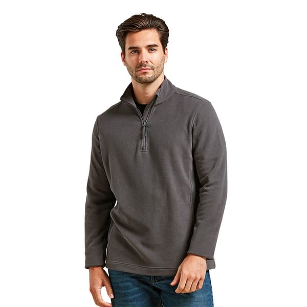 Premier Unisex Adult Recyclight Quarter Zip Fleece Top