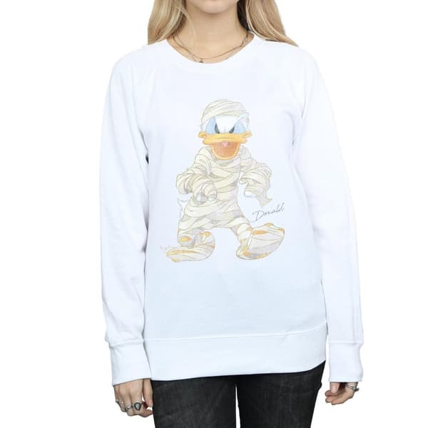 Disney Womens/Ladies Mummy Donald Duck Sweatshirt