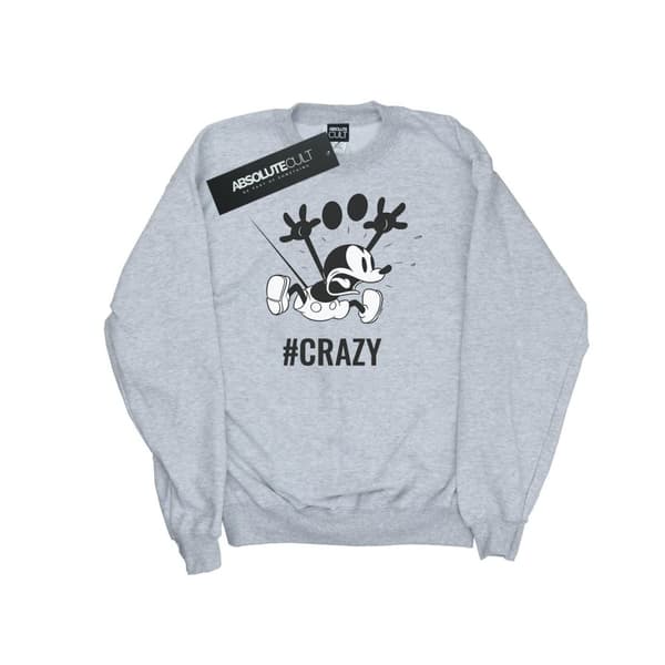 Disney Girls Mickey Mouse #Crazy Sweatshirt