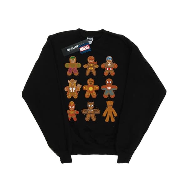 Marvel Mens Avengers Christmas Gingerbread Sweatshirt