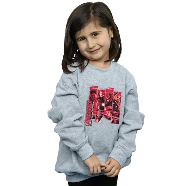 Marvel Girls Avengers Team Collage Sweatshirt