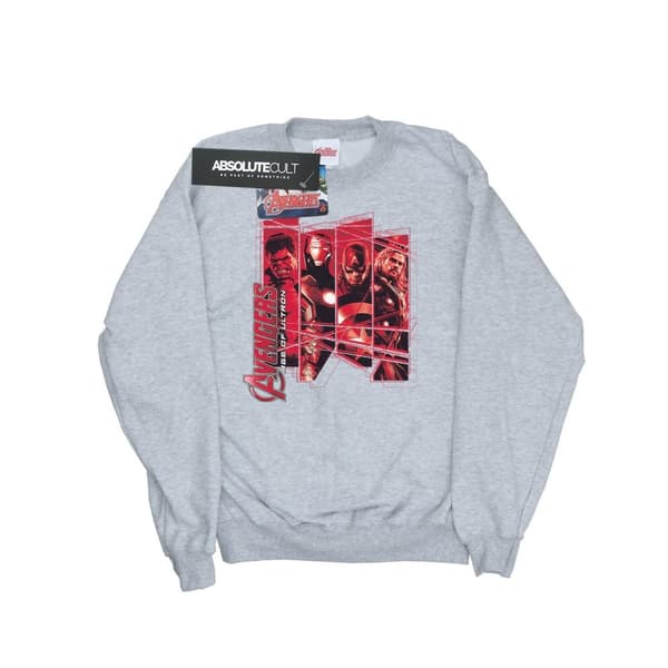 Marvel Girls Avengers Team Collage Sweatshirt