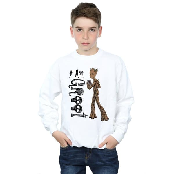 Marvel Pojkar Avengers Infinity War I Am Teenage Groot-tröja