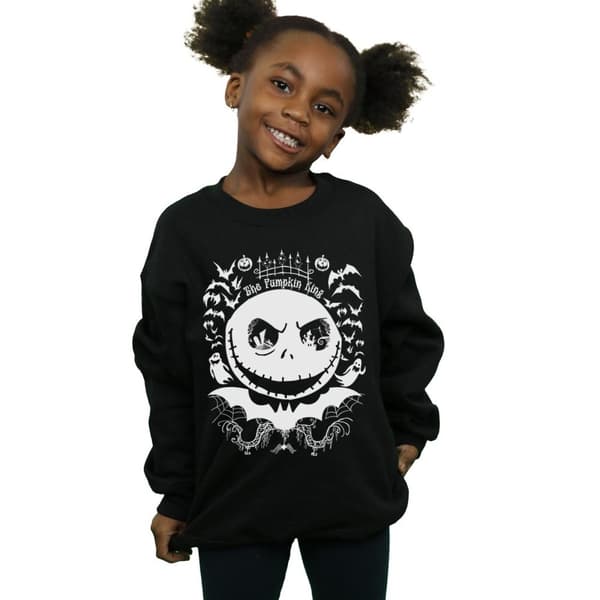 Disney Nightmare Before Christmas Jack The Pumpkin King - Sweatshirt för flickor