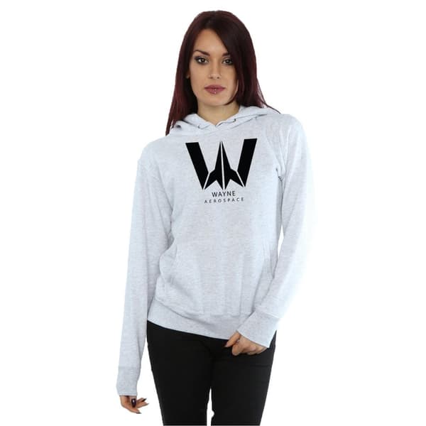 DC Comics Womens/Ladies Justice League Movie Wayne Aerospace Hoodie