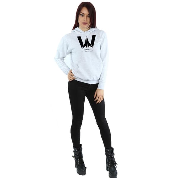 DC Comics Womens/Ladies Justice League Movie Wayne Aerospace Hoodie