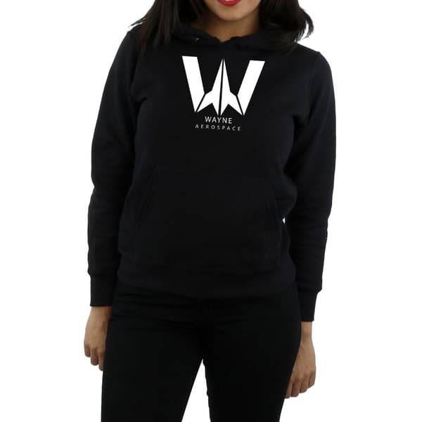 DC Comics Womens/Ladies Justice League Movie Wayne Aerospace Hoodie