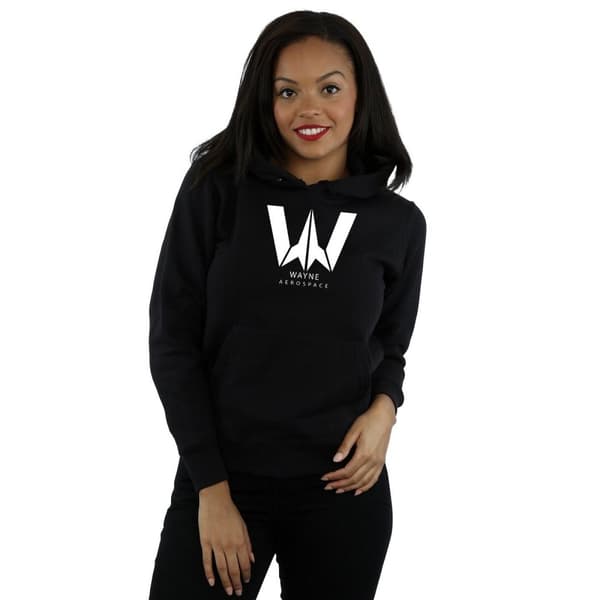 DC Comics Womens/Ladies Justice League Movie Wayne Aerospace Hoodie