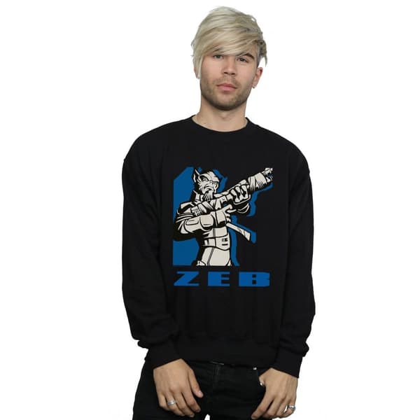 Star Wars Mens Rebels Zeb Sweatshirt