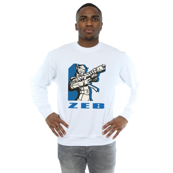 Star Wars Mens Rebels Zeb Sweatshirt