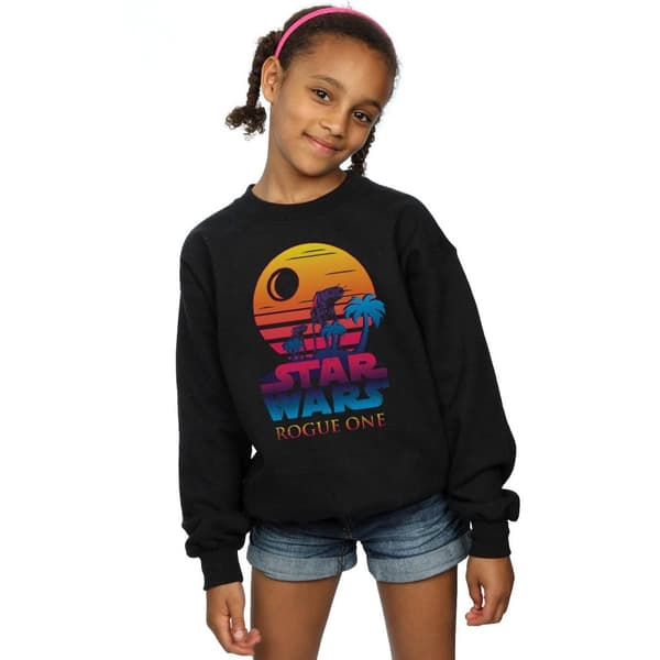 Star Wars Girls Rogue One Logo Sunset Sweatshirt