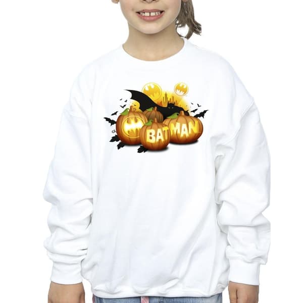 DC Comics Girls Batman Pumpkins Sweatshirt