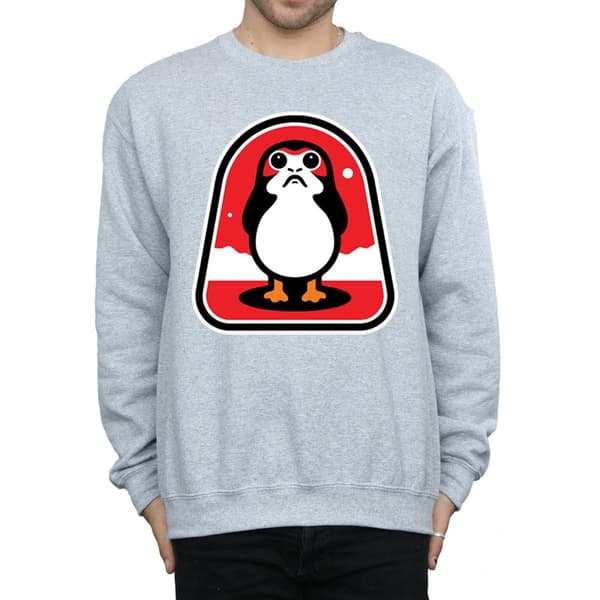 Star Wars Herr The Last Jedi Porgs Badge Sweatshirt