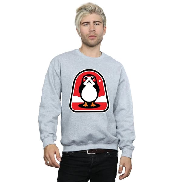 Star Wars Herr The Last Jedi Porgs Badge Sweatshirt