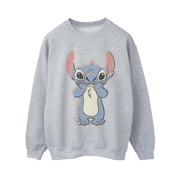 Disney Womens/Ladies Lilo And Stitch Big Print Sweatshirt